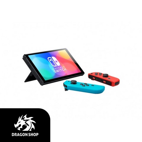 نینتندو سوییچ Nintendo Switch Oled with Neon Blue and Neon Red Joy-Con