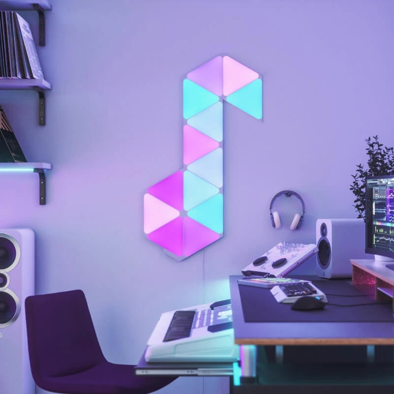 خرید کیت هوشمند روشنایی 3 تکه نانولیف Nanoleaf Shapes Triangles Expansion Pack
