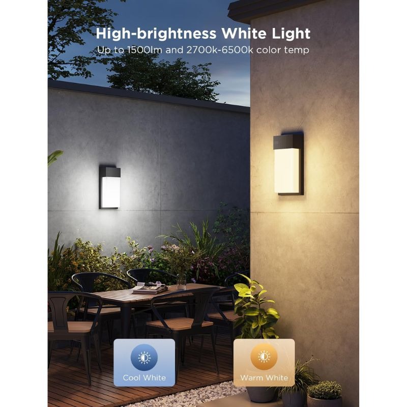 خرید چراغ دیواری هوشمند Govee Outdoor Wall Light H7075