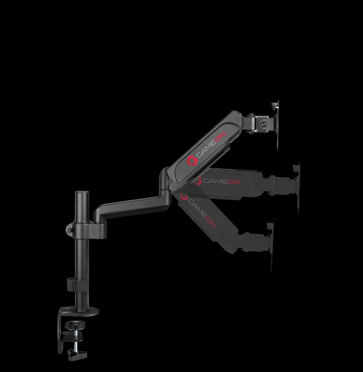 خرید پایه نگهدارنده مانیتور GAMEON GO-3363 Pole-Mounted Spring-Assisted Single Monitor Arm