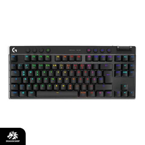 کیبورد Logitech PRO X TKL Lightspeed Brown SW