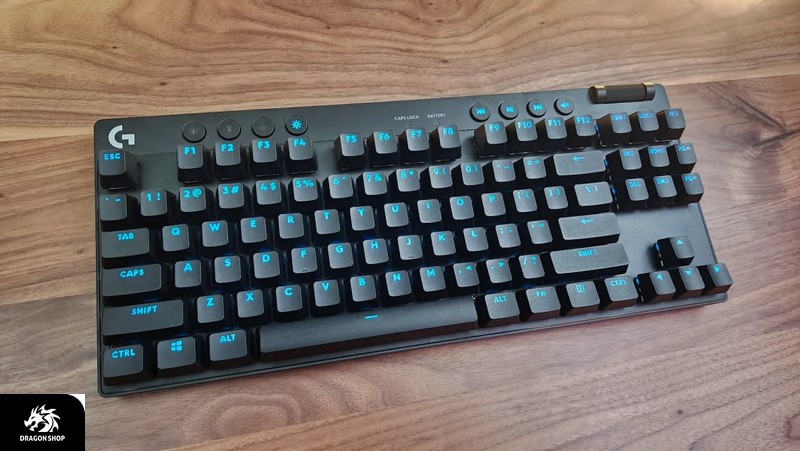 کیبورد Logitech PRO X TKL Lightspeed Brown SW