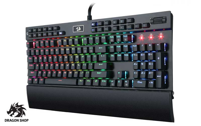 مشخصات خرید کیبورد مخصوص بازی ردراگون مدل Keyboard Gaming Redragon K550-1