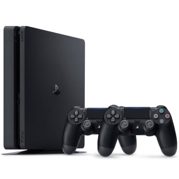 PS4 Slim 1TB کنسول اسلیم یک ترا دو دسته (کارکرده)