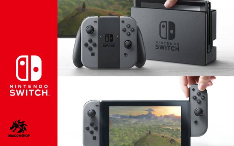 کنسول بازی نینتندو سوییچ خاکستری Nintendo Switch with Grey Joy-Con New Series