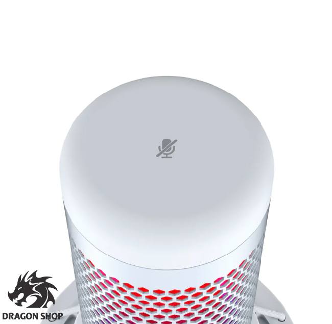 میکروفن هایپرایکس Microphone Hyper X QuadCast S White RGB