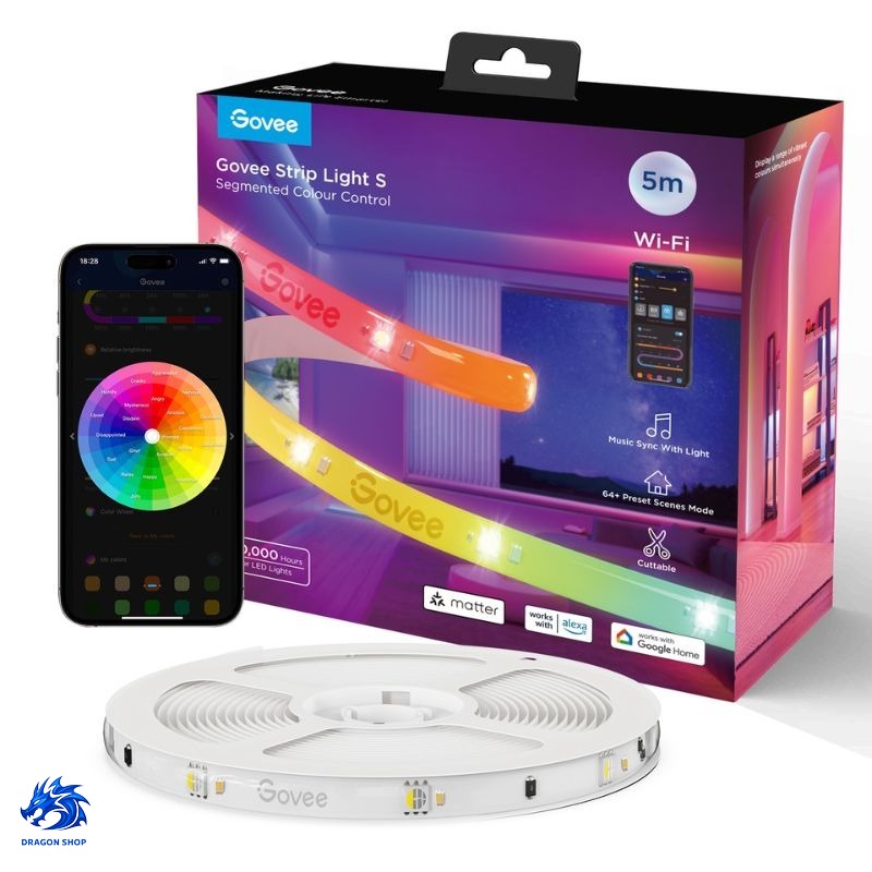 ریسه هوشمند Govee RGBIC LED Strip H612A ریسه هوشمند Govee RGBIC LED Strip H612A