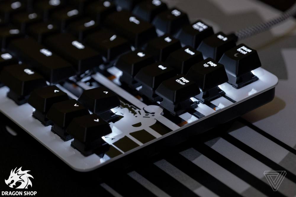 کیبورد گیمینگ ریزر Keyboard Razer Blackwidow Lite Storm Trooper