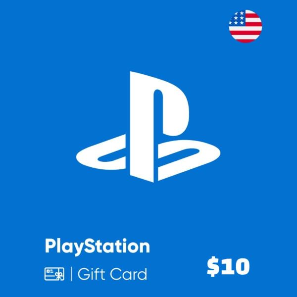 خرید گیفت کارت پلی استیشن آمریکا PSN Gift Card USA $10