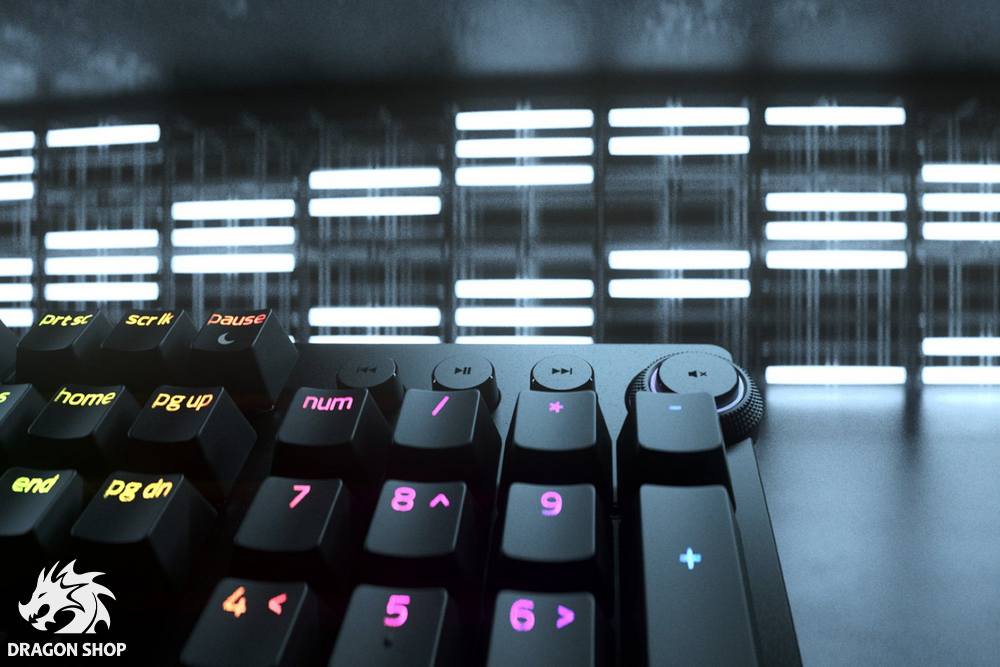 کیبورد گیمینگ ریزر مدل Keyboard Gaming Razer HUNTSMAN V2 ANALOG