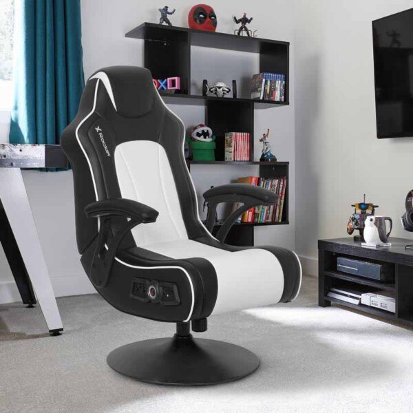 x rocker gaming chair white