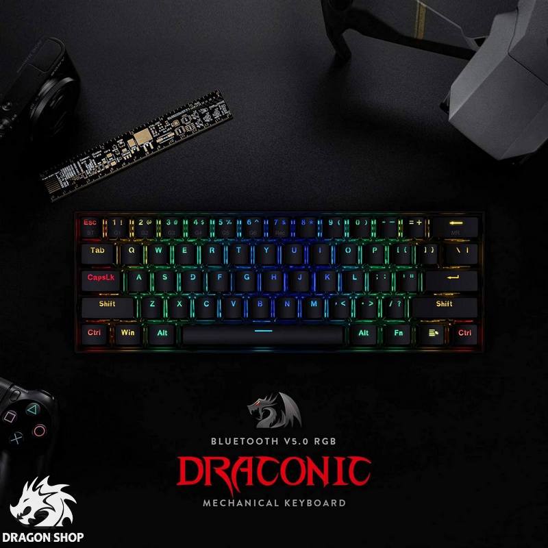 کیبورد گیمینگ ردراگون Keyboard Redragon Draconic K530