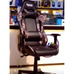 صندلی گیمینگ ارتشی خاکستری Gaming Chair iRace Gray Camo