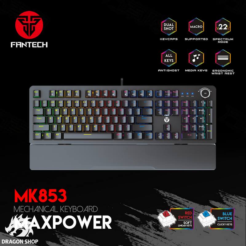 کیبورد فن تک Keyboard Fantech MK853 Black