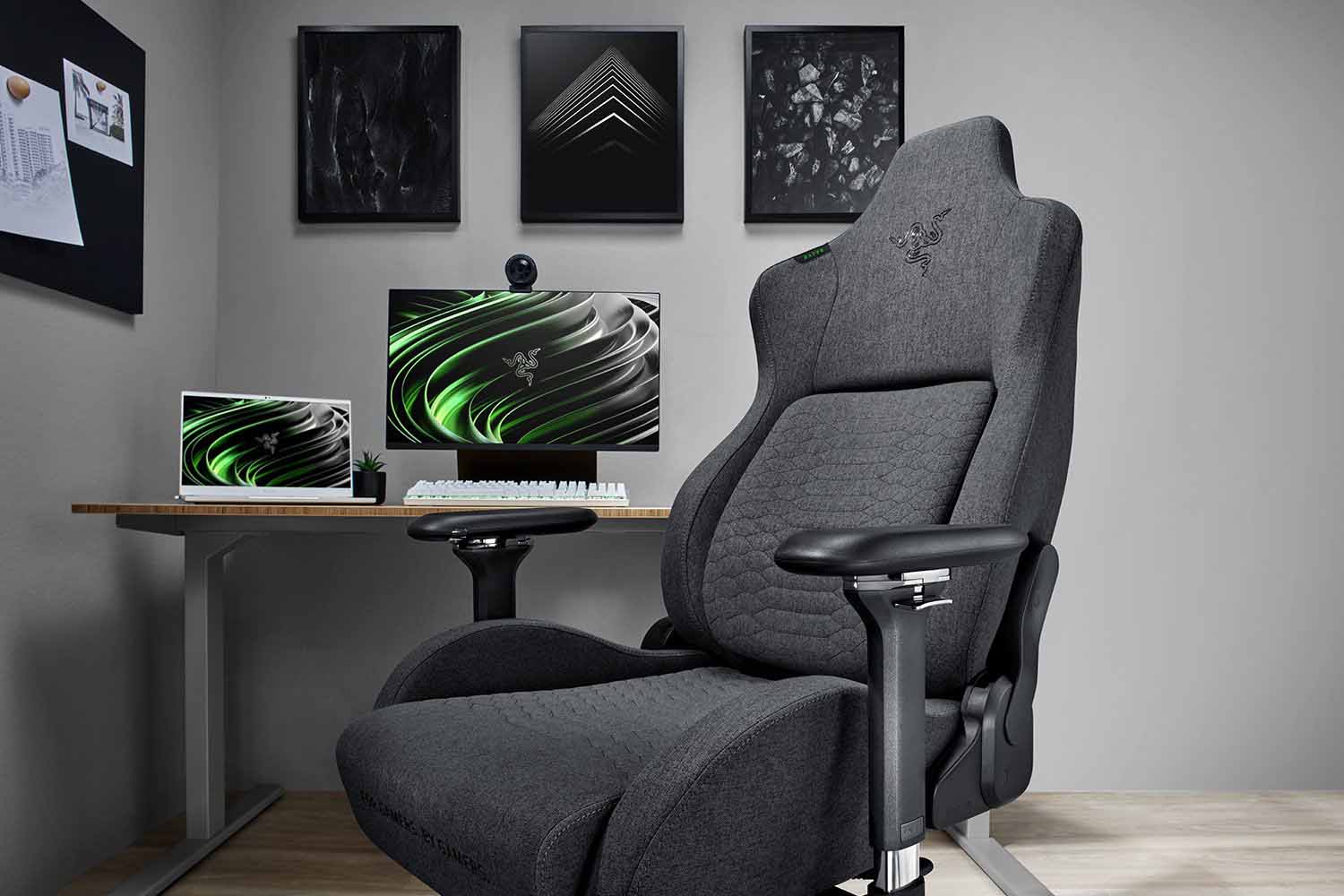 صندلی گیمینگ ریزر ایسکور Razer Iskur Dark Gray Fabric XL | دراگون شاپ