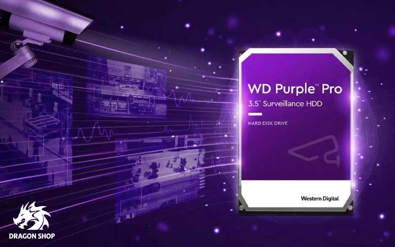 هارد دیسک اینترنال وسترن HDD Western Digital 12TB Purple 256MB