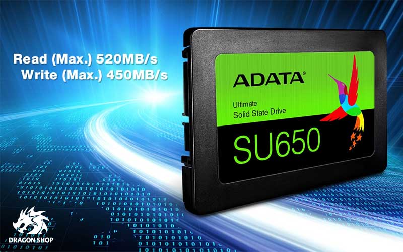 مشخصات خرید اس اس دی ای دیتا SSD ADATA Ultimate SU650 960GB