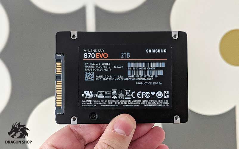 مشخصات خرید اس اس دی سامسونگ SSD SAMSUNG 870EVO 250GB