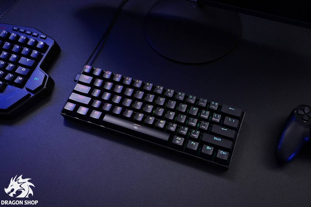 کیبورد ردراگون Keyboard Redragon K630 Dragonborn RGB Black