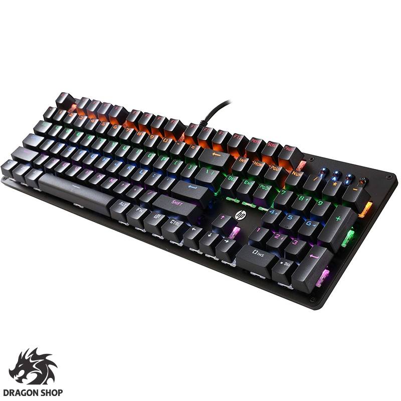 کیبورد مکانیکی گیمینگ اچ پی Keyboard Gaming Mechanical HP GK100F