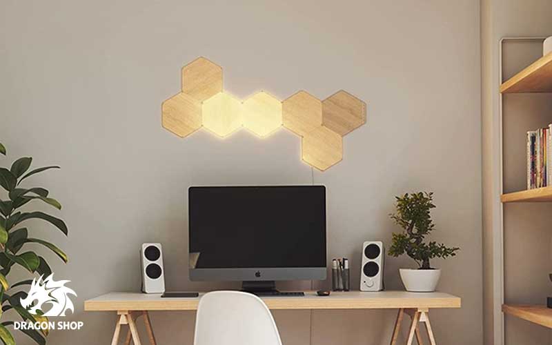 پنل هوشمند روشنایی 7 تکه نانولیف Nanoleaf Wood Look Hexagons