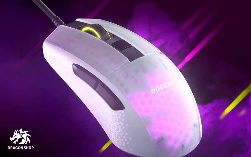 موس گیمینگ روکات Mouse Gaming Roccat Roccat Burst Pro White