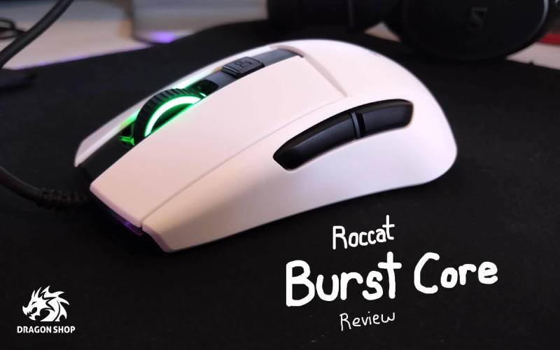 سنسورها و سوئیچ‌های موس گیمینگ روکات Roccat Burst Pro White