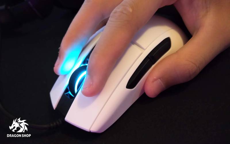 عملکرد بازی موس گیمینگ روکات Roccat Burst Pro White