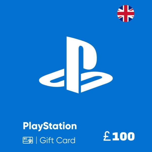 خرید گیفت کارت پلی استیشن انگلستان PSN Gift Card UK £100