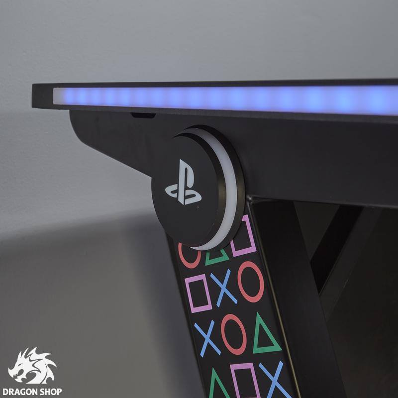 میز گیمینگ ایکس راکر X Rocker PlayStation Borealis Led Gaming Desk