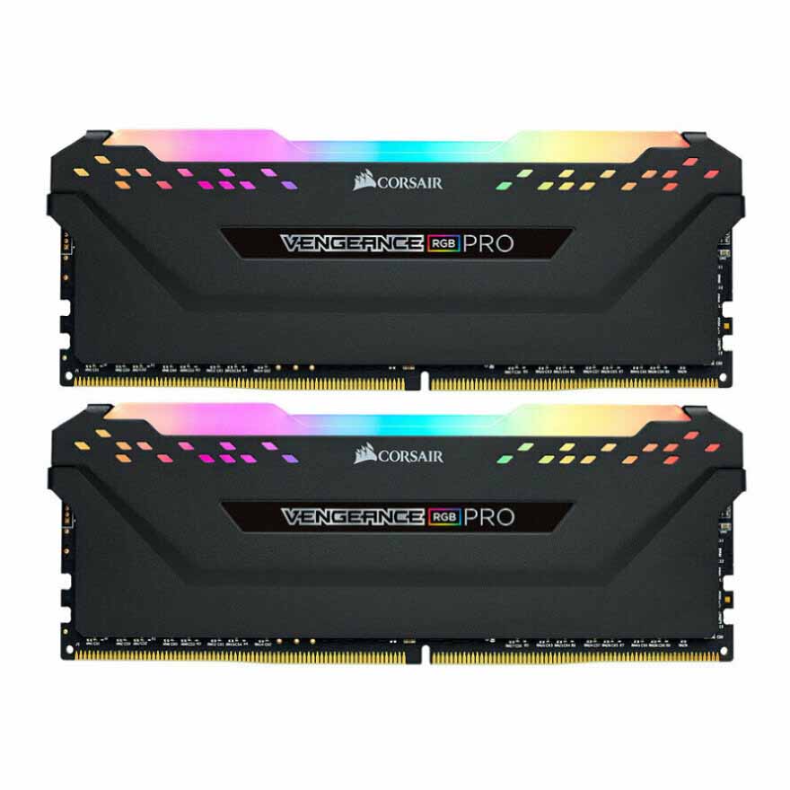 رم کورسیر RAM Corsair VENGEANCE RGB PRO 64GB 32GB×2 DDR4 4000MHz CL18