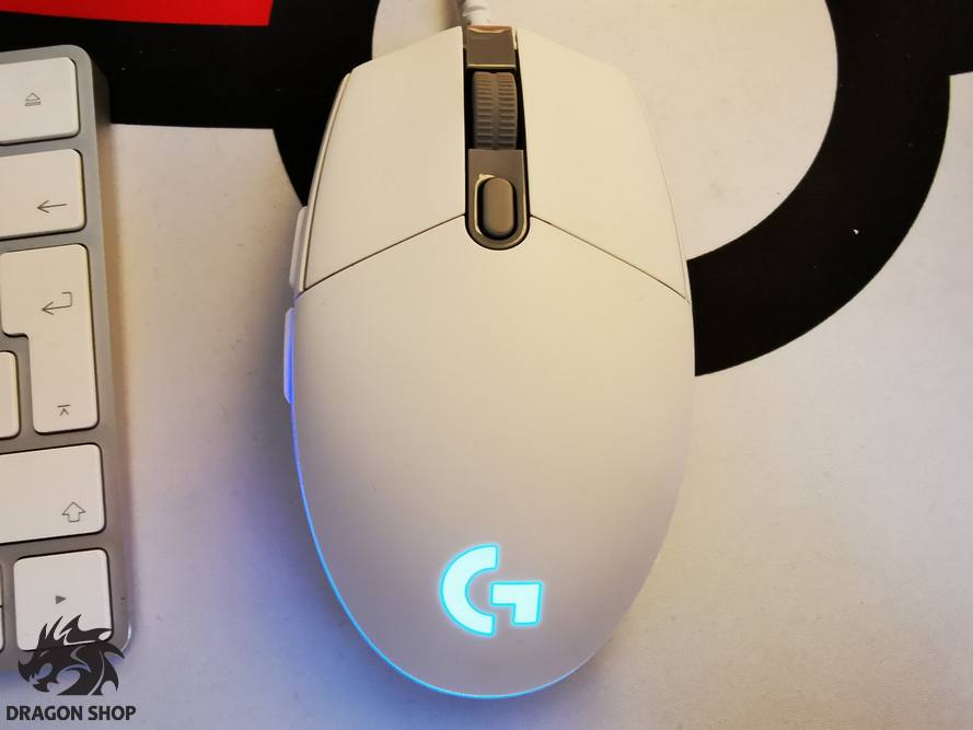 ماوس لاجیتک Mouse Logitech G203 Lightsync Wired White