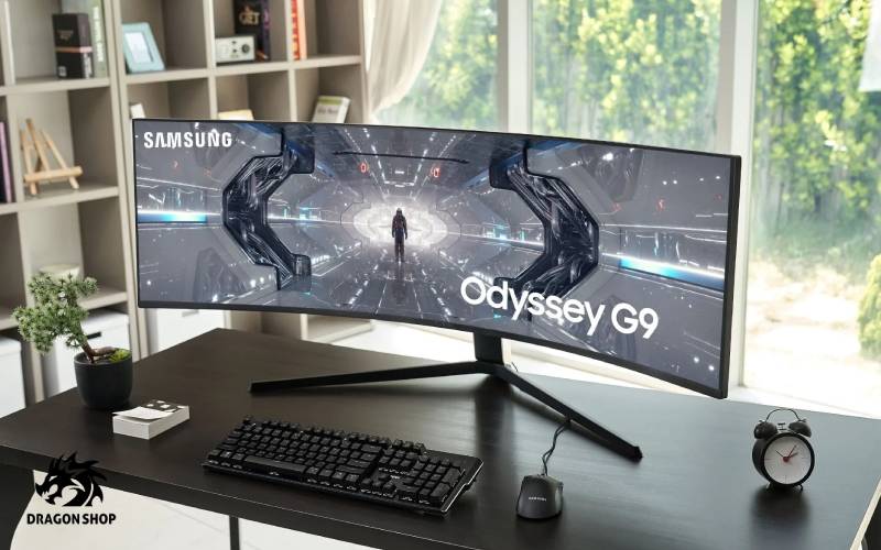 سبک طراحی مانیتور گیمینگ 49 اینچ سامسونگ Odyssey G9 Samsung LC49G95TSSMXUE