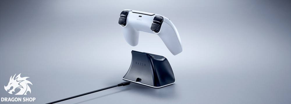 پایه شارژر دوال سنس ریزر Razer Quick Charging Stand for PS5 – سفید