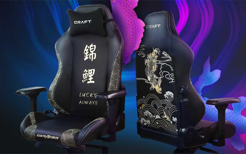 دی ایکس ریسر صندلی های گیمینگ قابل تنظیم سری Craft را رونمایی کرد