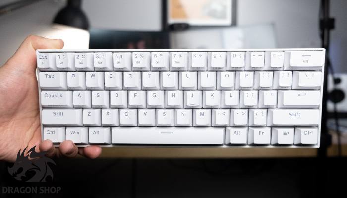 کیبورد ردراگون Keyboard Redragon Draconic K530 White