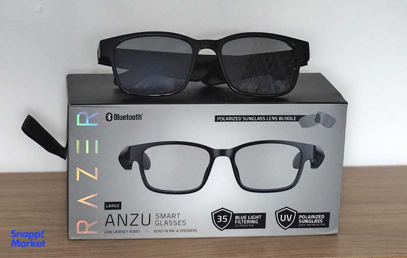 مشخصات خرید عینک هوشمند Razer Anzu لنز گرد بزرگ