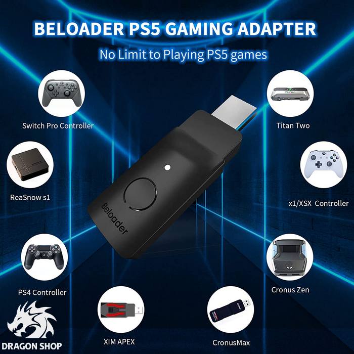 مبدل بیلودر Beloader PS5 Adapter Keyboard Mouse