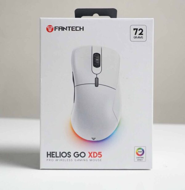 موس گيمينگ فن تک MOUSE Fantech Helios Go XD5 White