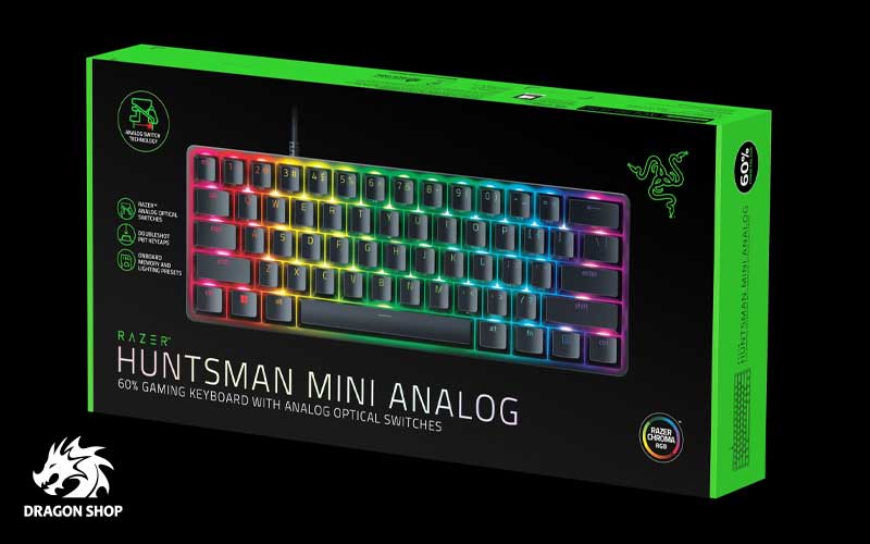 ارزش خرید کیبورد گیمینگ ریزر Keyboard Razer HUNTSMAN Mini Analog