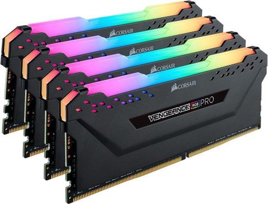 رم کورسیر RAM Corsair VENGEANCE RGB PRO 64GB 16GBx4 3200MHz CL16