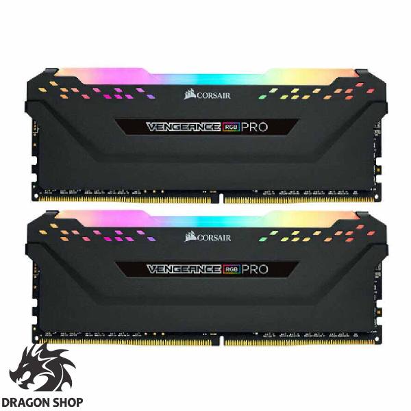 رم کورسیر RAM Corsair VENGEANCE RGB PRO 16GB 8GB×2 DDR4 4000MHz CL18