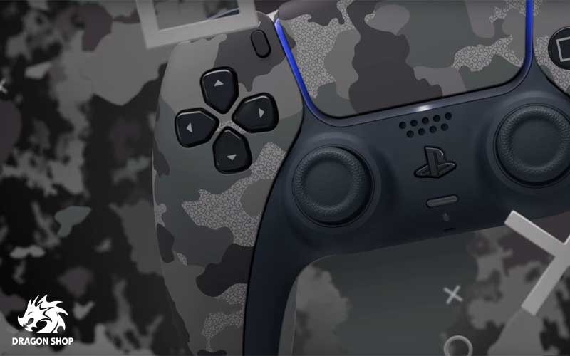 مشخصات خرید دسته PlayStation 5 DualSense Grey Camouflage PS5