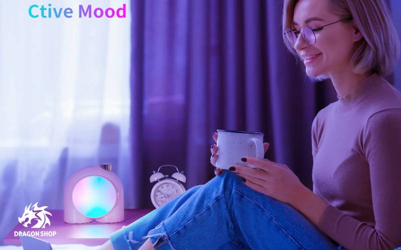 مشخصات خرید لامپ هوشمند دیووم Divoom Planet-9 Smart Mood Pink