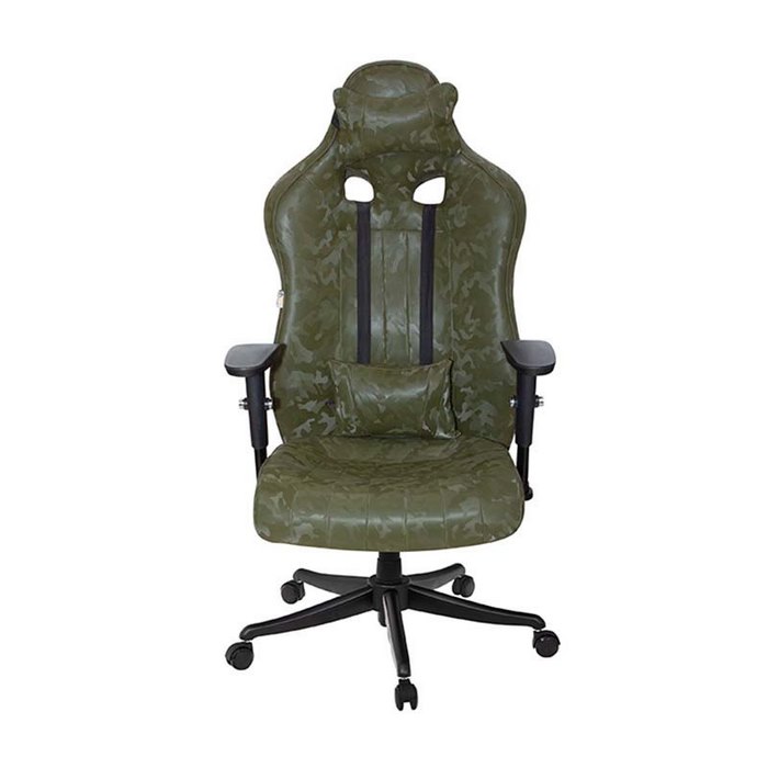 صندلی گیمینگ بامو طرح چریکی سبز Gaming Chair Bamo G2021 Camo Green
