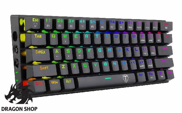 کیبورد گیمینگ تی دگر Keyboard T-Dagger Verde T-TGK317