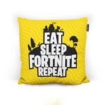 کوسن گیمینگ Eat Sleep Fortnite Repeat Cushion