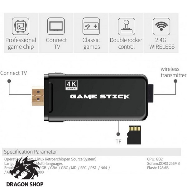 کنسول بازی Game Stick 4K Ultra HD