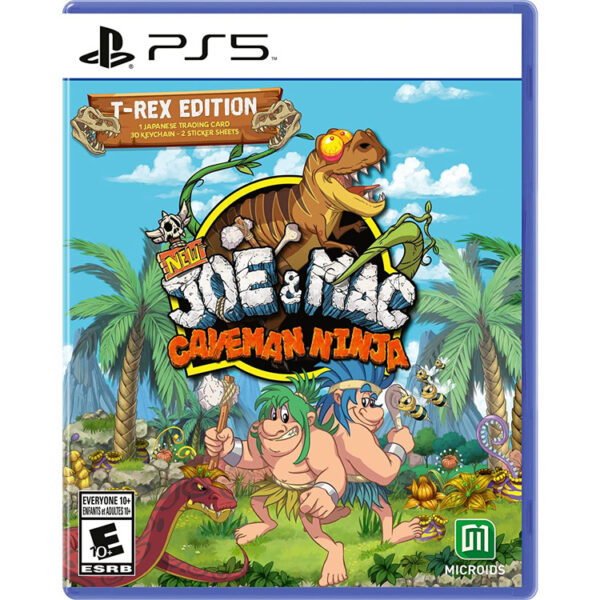 دیسک بازی New Joe & Mac Caveman Ninja T-Rex Edition PS5