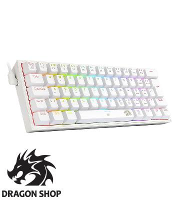 کیبورد Keyboard Redragon K617 FIZZ White Red SW